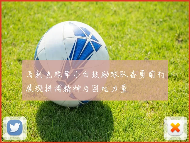 马刺克绿军小白鼓励球队奋勇前行展现拼搏精神与团结力量