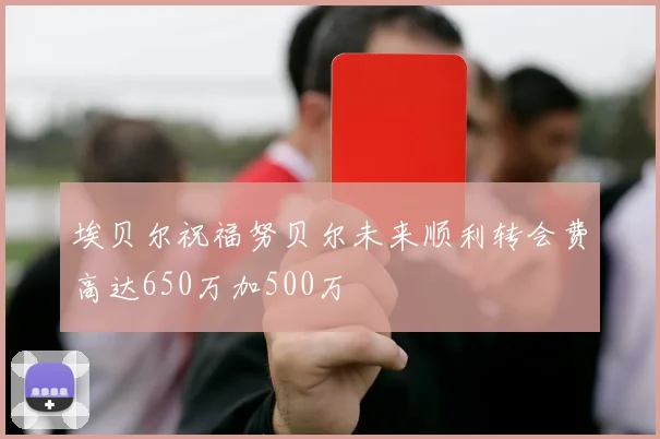 埃贝尔祝福努贝尔未来顺利转会费高达650万加500万